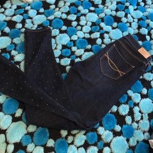 High quality rhinestone denim